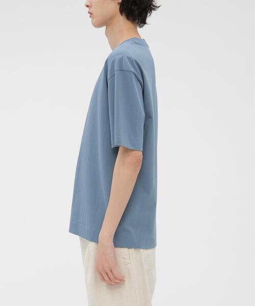 MARGARET HOWELL(マーガレットハウエル)の「FINE DENSE COTTON JERSEY TOP(Tシャツ/カットソー・メンズ・グレー系その他4/ブルー系その他4/ホワイト・LARGE/MEDIUM/X-LARGE)」の16枚目の写真