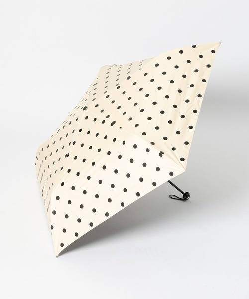 Me%(ミィパーセント)の「【晴雨兼用】DOTminiカサ 636361(折りたたみ傘・レディース・ブラウン/ブラック/アイボリー・FREE)」の8枚目の写真