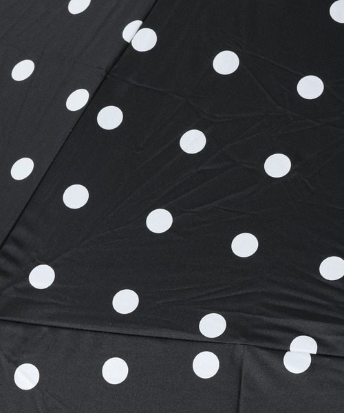 Me%(ミィパーセント)の「【晴雨兼用】DOTminiカサ 636361(折りたたみ傘・レディース・ブラウン/ブラック/アイボリー・FREE)」の11枚目の写真