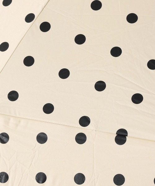 Me%(ミィパーセント)の「【晴雨兼用】DOTminiカサ 636361(折りたたみ傘・レディース・ブラウン/ブラック/アイボリー・FREE)」の13枚目の写真