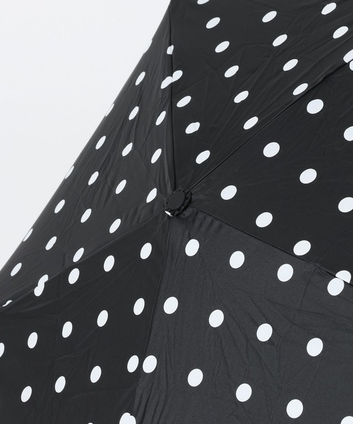 Me%(ミィパーセント)の「【晴雨兼用】DOTminiカサ 636361(折りたたみ傘・レディース・ブラウン/ブラック/アイボリー・FREE)」の14枚目の写真