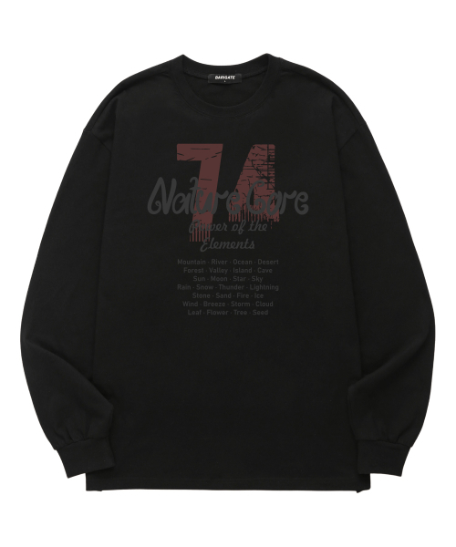 BARIGATE(バリゲート)の「74 NATURE CORE ロングスリーブ (BLS041) ブラック(Tシャツ/カットソー・メンズ・その他・SMALL/MEDIUM/LARGE/X-LARGE/XX-LARGE)」の3枚目の写真