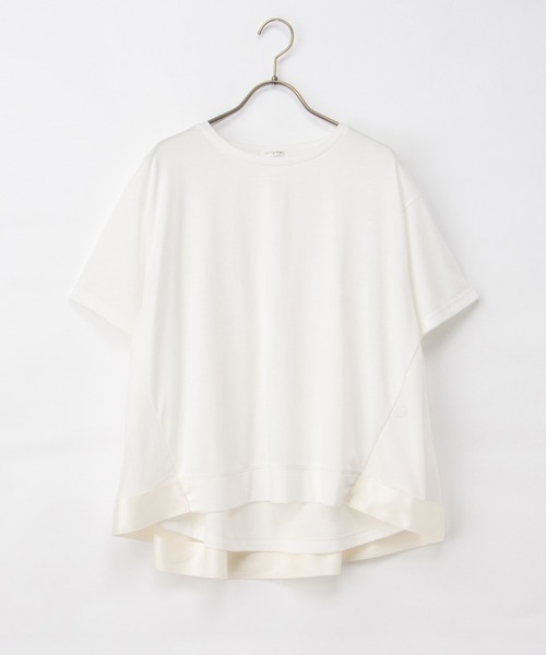 Honeys（ハニーズ）の「【ＵＶカット】バックチュールトップス（Tシャツ/カットソー・レディース・ブルー/アイボリー/ブラック/ブラウン・L/LL/M/S）」の17枚目の写真
