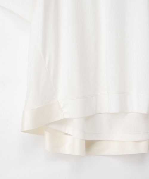 Honeys（ハニーズ）の「【ＵＶカット】バックチュールトップス（Tシャツ/カットソー・レディース・ブルー/アイボリー/ブラック/ブラウン・L/LL/M/S）」の18枚目の写真