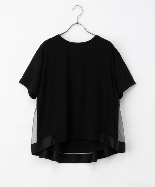 Honeys（ハニーズ）の「【ＵＶカット】バックチュールトップス（Tシャツ/カットソー・レディース・ブルー/アイボリー/ブラック/ブラウン・L/LL/M/S）」の19枚目の写真