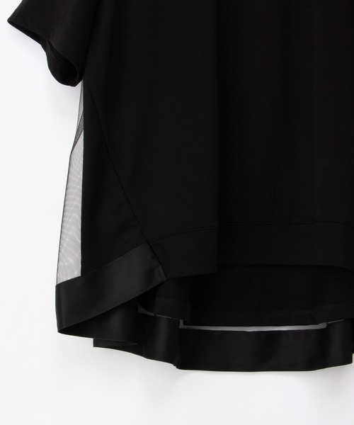 Honeys（ハニーズ）の「【ＵＶカット】バックチュールトップス（Tシャツ/カットソー・レディース・ブルー/アイボリー/ブラック/ブラウン・L/LL/M/S）」の20枚目の写真