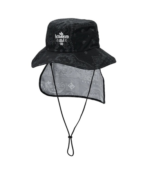 DC(ディーシー)の「DC/ディーシー ハット キッズ 26 KD SHADE HAT YHT262504(ハット・キッズ・カモフラージュ/ブラック/ブラック系その他・FREE)」の2枚目の写真