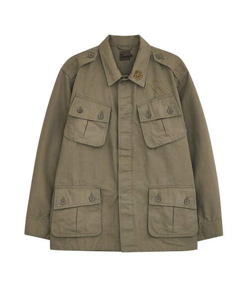 CIAOPANIC(チャオパニック)の「【DEFGARMENTS/デフガーメンツ】COTTON FIELD JACKET(その他アウター・レディース・ブラック/ベージュ・LARGE/SMALL)」の1枚目の写真