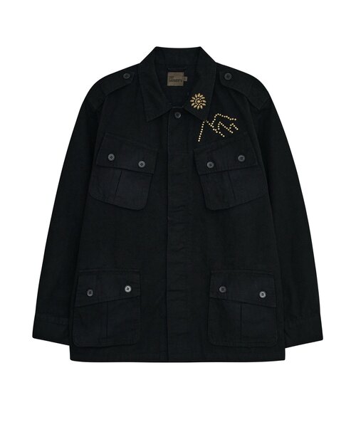 CIAOPANIC(チャオパニック)の「【DEFGARMENTS/デフガーメンツ】COTTON FIELD JACKET(その他アウター・レディース・ブラック/ベージュ・LARGE/SMALL)」の2枚目の写真