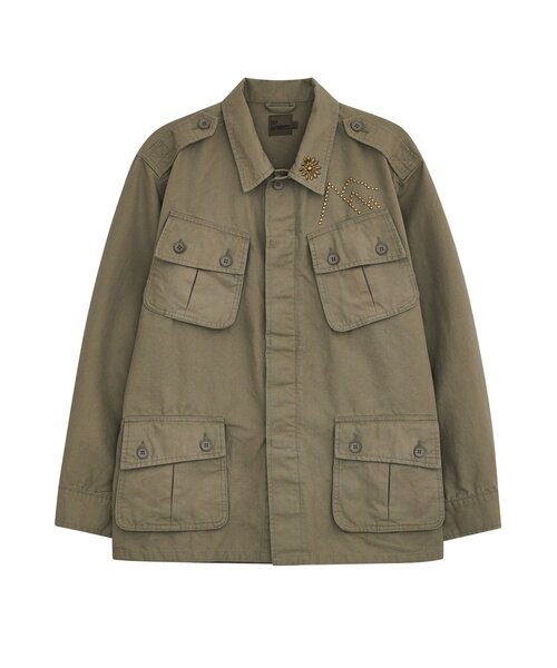 CIAOPANIC(チャオパニック)の「【DEFGARMENTS/デフガーメンツ】COTTON FIELD JACKET(その他アウター・レディース・ブラック/ベージュ・LARGE/SMALL)」の12枚目の写真