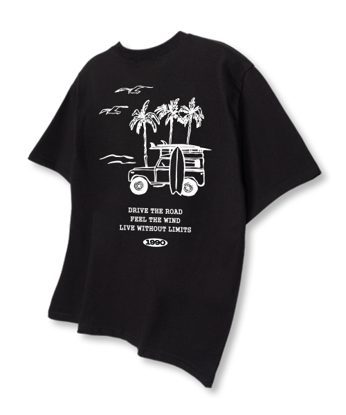 TI.GLAKE(ティーグレイク)の「ドライブザロード オーバーサイズ 半袖Tシャツ ブラック(Tシャツ/カットソー・メンズ・その他・LARGE/X-LARGE/XX-LARGE)」の3枚目の写真