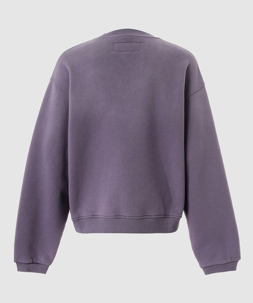 ERL（イーアールエル）の「UNISEX SCRIPT CREWNECK SWEATSHIRT K（スウェット・メンズ・パープル・M/L/S）」の2枚目の写真