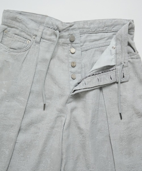 TAAKK(ターク)の「【TAAKK/ターク】別注 SHORT PANTS(その他パンツ・メンズ・ダークグレー/ライトグレー・2/1)」の5枚目の写真