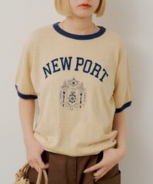 【WHIMSIC/2サイズ展開】オーバーダイ プリントTシャツ