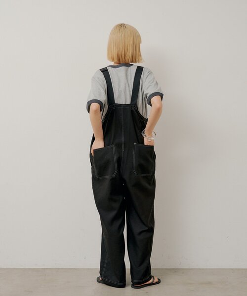 Kastane(カスタネ)の「【WHIMSIC/2サイズ展開】オーバーダイ プリントTシャツ(Tシャツ/カットソー・レディース・ブルー/ベージュ/グレー・2/1)」の12枚目の写真