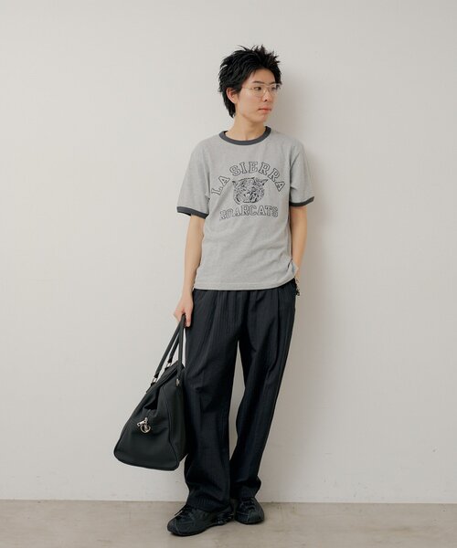 Kastane(カスタネ)の「【WHIMSIC/2サイズ展開】オーバーダイ プリントTシャツ(Tシャツ/カットソー・レディース・ブルー/ベージュ/グレー・2/1)」の18枚目の写真
