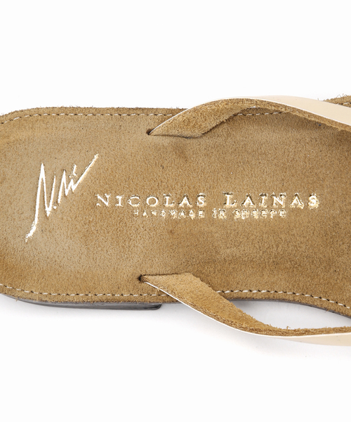 Spick & Span(スピックアンドスパン)の「NICOLAS LAINAS / ニコラス ライナス トングサンダル(サンダル・レディース・ベージュ・38/37/36)」の8枚目の写真