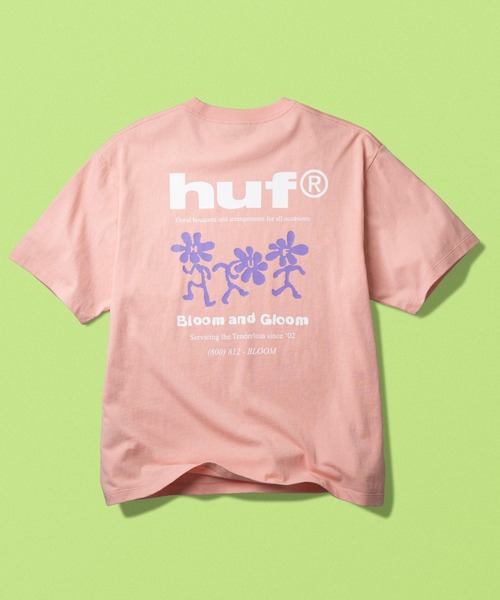 HUF(ハフ)の「BLOOM & GLOOM TEE(Tシャツ/カットソー・メンズ・ピンク系その他/ブラック/ホワイト・S/M/L/XL/XXL)」の3枚目の写真