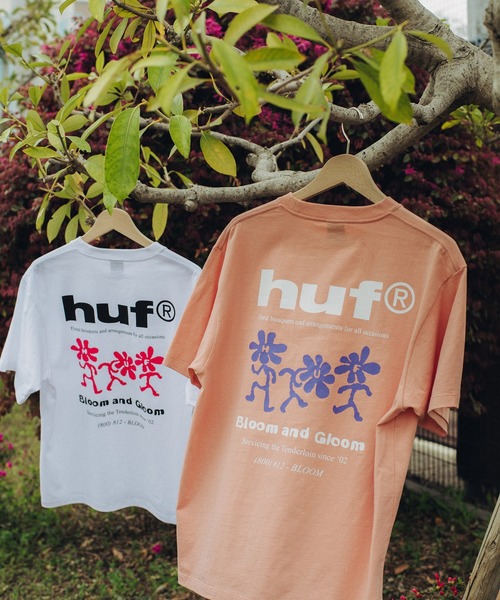 HUF(ハフ)の「BLOOM & GLOOM TEE(Tシャツ/カットソー・メンズ・ピンク系その他/ブラック/ホワイト・S/M/L/XL/XXL)」の12枚目の写真