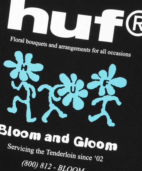 HUF(ハフ)の「BLOOM & GLOOM TEE(Tシャツ/カットソー・メンズ・ピンク系その他/ブラック/ホワイト・S/M/L/XL/XXL)」の6枚目の写真