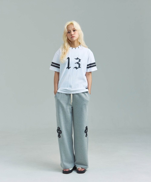 GALLIS ADDICTION（ガリスアディクション）の「GA 13-Football Tee（Tシャツ/カットソー・メンズ・ホワイト/ブラック・L/M）」の13枚目の写真