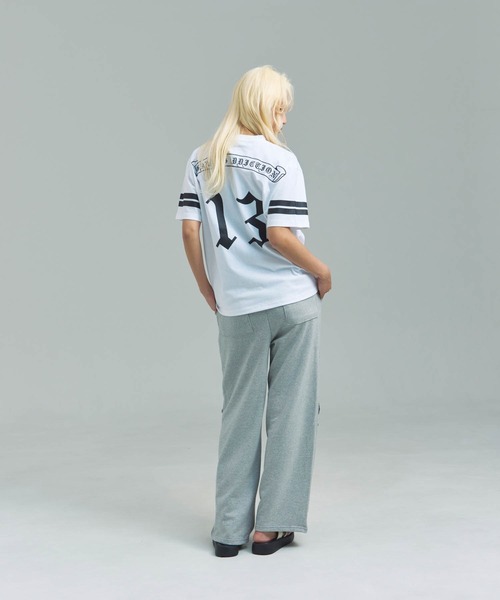 GALLIS ADDICTION（ガリスアディクション）の「GA 13-Football Tee（Tシャツ/カットソー・メンズ・ホワイト/ブラック・L/M）」の19枚目の写真