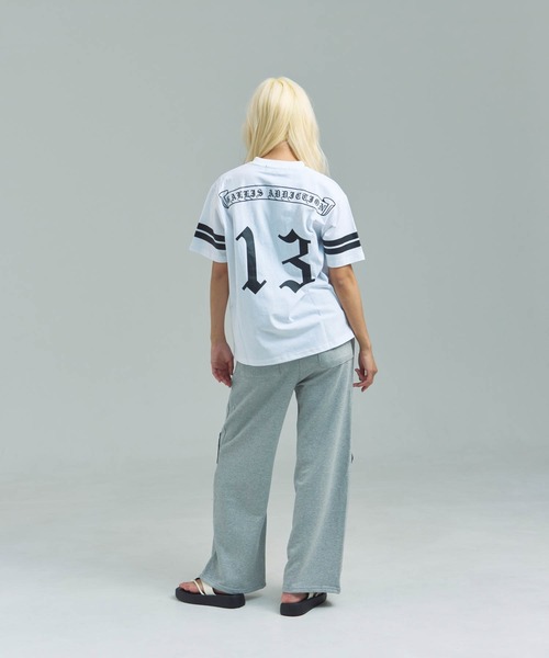 GALLIS ADDICTION（ガリスアディクション）の「GA 13-Football Tee（Tシャツ/カットソー・メンズ・ホワイト/ブラック・L/M）」の20枚目の写真