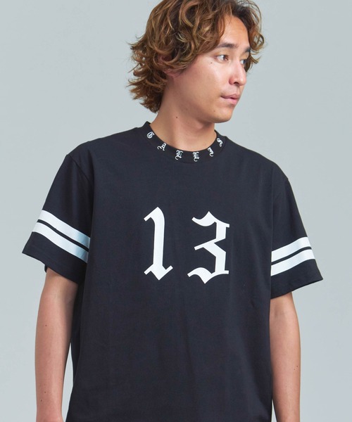 GALLIS ADDICTION（ガリスアディクション）の「GA 13-Football Tee（Tシャツ/カットソー・メンズ・ホワイト/ブラック・L/M）」の22枚目の写真