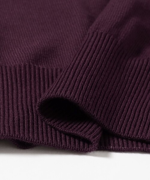 BEAMS F(ビームスエフ)の「【別注】MORGANO / コットン ショートスリーブ ニット ポロシャツ(ポロシャツ・メンズ・ネイビー/パープル/ブラウン/ブラック・46/48/50/52)」の10枚目の写真