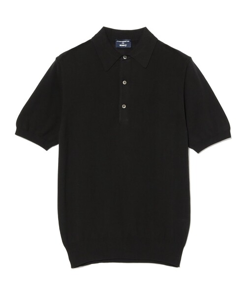 BEAMS F(ビームスエフ)の「【別注】MORGANO / コットン ショートスリーブ ニット ポロシャツ(ポロシャツ・メンズ・ネイビー/パープル/ブラウン/ブラック・46/48/50/52)」の18枚目の写真