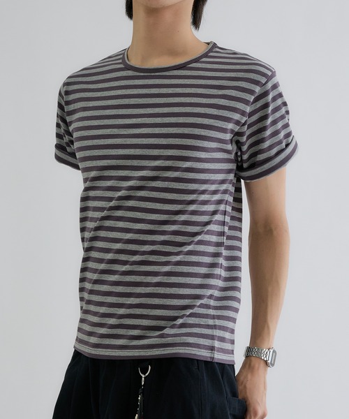Assorted border short sleeve tee / アソートボーダーショート