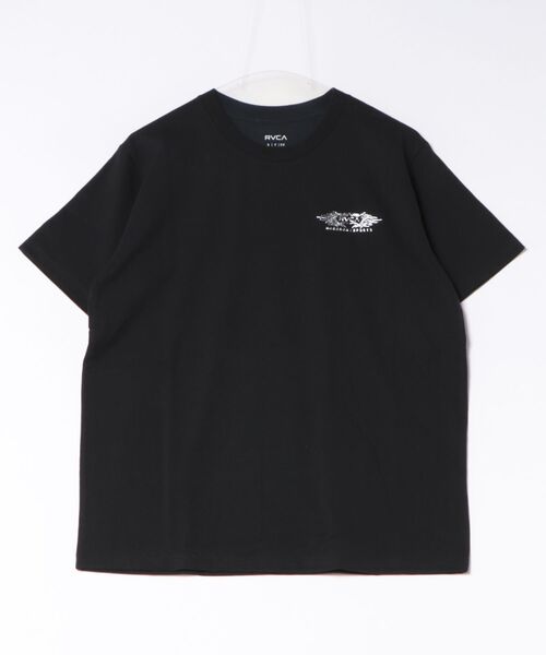 ムラサキスポーツ（ムラサキスポーツ）の「【ムラサキスポーツ限定】MURASAKI ムラサキ × RVCA ルーカ コラボレーション 半袖 Tシャツ BG04AP09（Tシャツ/カットソー・メンズ・ブラック系その他/ホワイト/ブラック系その他2・S/M/L）」の20枚目の写真