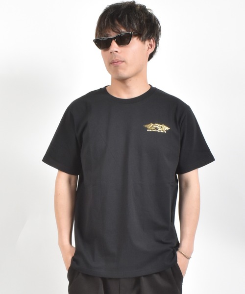 ムラサキスポーツ（ムラサキスポーツ）の「【ムラサキスポーツ限定】MURASAKI ムラサキ × RVCA ルーカ コラボレーション 半袖 Tシャツ BG04AP09（Tシャツ/カットソー・メンズ・ブラック系その他/ホワイト/ブラック系その他2・S/M/L）」の8枚目の写真