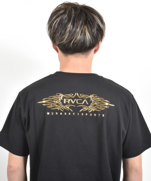 ムラサキスポーツ（ムラサキスポーツ）の「【ムラサキスポーツ限定】MURASAKI ムラサキ × RVCA ルーカ コラボレーション 半袖 Tシャツ BG04AP09（Tシャツ/カットソー・メンズ・ブラック系その他/ホワイト/ブラック系その他2・S/M/L）」の17枚目の写真