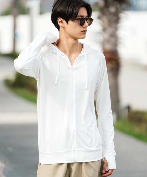 ムラサキスポーツ別注】RVCA/ルーカ UVケア バックプリント モック