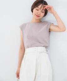 URBAN RESEARCH ROSSO WOMEN | 汗染防止 フレンチリブTシャツ(Tシャツ/カットソー)