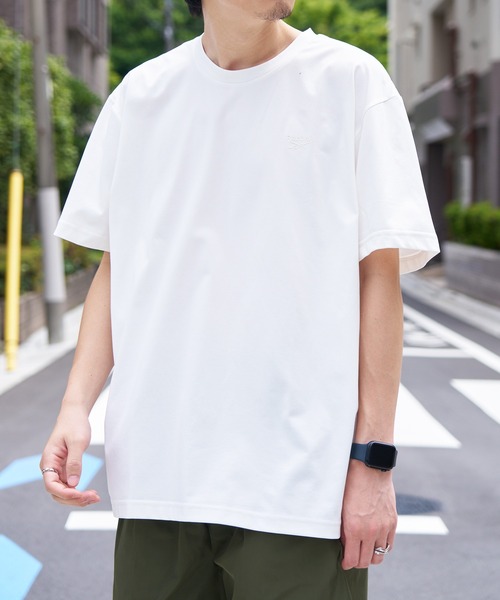 Reebok(リーボック)の「【Reebok】Reebok(リーボック)アクア 半袖Tシャツ(425767)スポーツ トレーニング フィットネス ランニング(Tシャツ/カットソー・メンズ・ホワイト/ブラック/ネイビー・L/M/LL)」の2枚目の写真
