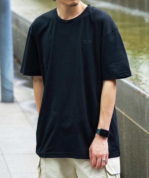 Reebok(リーボック)の「【Reebok】Reebok(リーボック)アクア 半袖Tシャツ(425767)スポーツ トレーニング フィットネス ランニング(Tシャツ/カットソー・メンズ・ホワイト/ブラック/ネイビー・L/M/LL)」の5枚目の写真