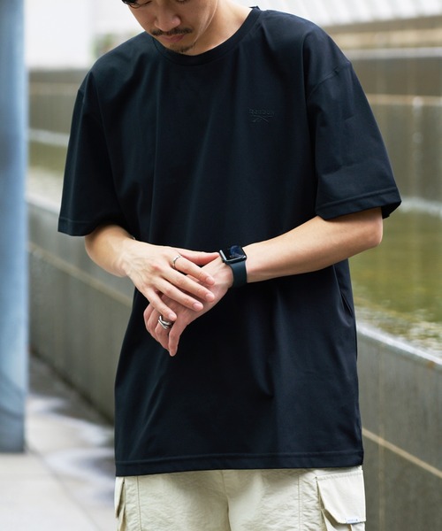 Reebok(リーボック)の「【Reebok】Reebok(リーボック)アクア 半袖Tシャツ(425767)スポーツ トレーニング フィットネス ランニング(Tシャツ/カットソー・メンズ・ホワイト/ブラック/ネイビー・L/M/LL)」の6枚目の写真