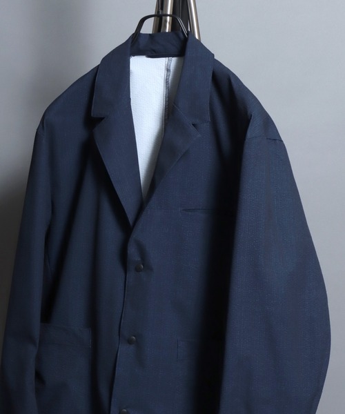 Poly Seersucker Tailored Jacket / 〈セットアップ対応〉シアサッカー