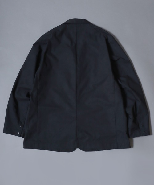 ANPAS(アンパス)の「Poly Seersucker Tailored Jacket / 〈セットアップ対応〉シアサッカー オーバーサイズ 3ボタンジャケット メンズ サマージャケット テーラード アウター ブレザー リラックスフィット(テーラードジャケット・メンズ・ブラック/ネイビー/モカ/チャコールグレー/スミクロ・LL/L/M)」の7枚目の写真