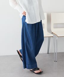 接触冷感 3タックデニムパンツ