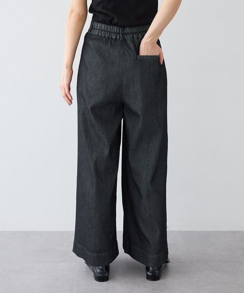 CRAFT STANDARD BOUTIQUE（クラフトスタンダードブティック）の「接触冷感 3タックデニムパンツ（デニムパンツ・レディース・インディゴブルー/ライトインディゴブルー/ブラック・L/M）」の16枚目の写真