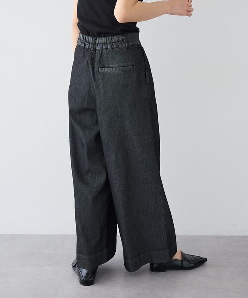 CRAFT STANDARD BOUTIQUE（クラフトスタンダードブティック）の「接触冷感 3タックデニムパンツ（デニムパンツ・レディース・インディゴブルー/ライトインディゴブルー/ブラック・L/M）」の17枚目の写真