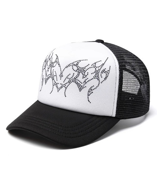 A'GEM/9 × .kom 『SUPPLIER/サプライヤー』 Cross Leather Patch Mesh