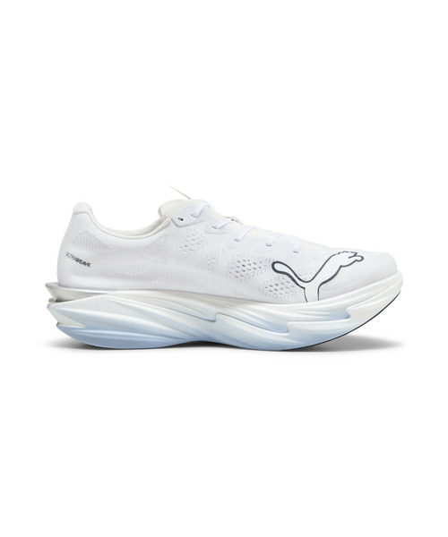 PUMA(プーマ)の「PUMA プーマ メンズ ディヴィエイト ニトロ エリート 4 ランニングシューズ(スニーカー・メンズ・ホワイト×ブルー・29.0cm/28.5cm/25.0cm/25.5cm/27.5cm/28.0cm/27.0cm/26.0cm/26.5cm)」の3枚目の写真