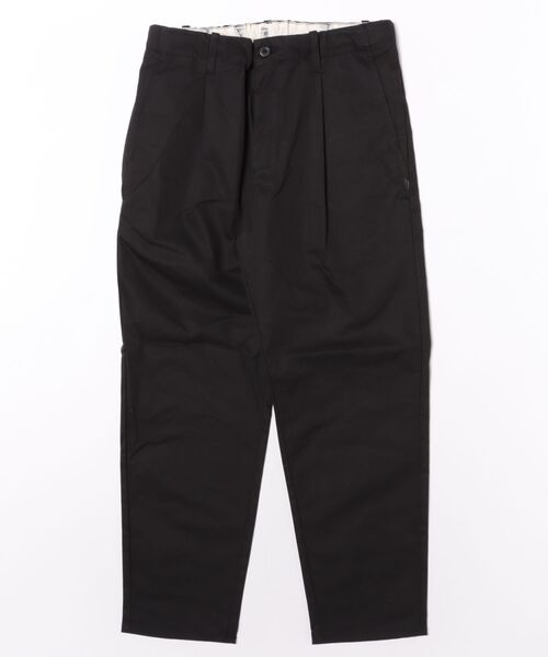 UNIVERSAL OVERALL（ユニバーサルオーバーオール）の「《UNIVERSAL OVERALL》Adictive TUCK TAPERD（チノパンツ・メンズ・ベージュ系/チャコール/ブラック・30/36/28/34/32）」の2枚目の写真
