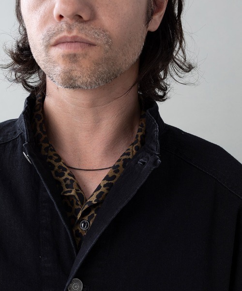 EGO TRIPPING(エゴトリッピング)の「mj11637-BOURGERON-DENIM JACKET aged デニムシャツジャケット(616709)(デニムジャケット・メンズ・インディゴブルー/ブラック×ブラック・48/46)」の9枚目の写真