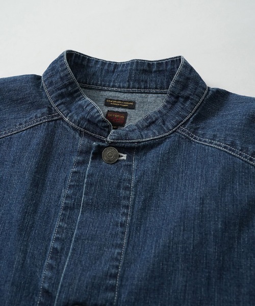 EGO TRIPPING(エゴトリッピング)の「mj11637-BOURGERON-DENIM JACKET aged デニムシャツジャケット(616709)(デニムジャケット・メンズ・インディゴブルー/ブラック×ブラック・48/46)」の21枚目の写真