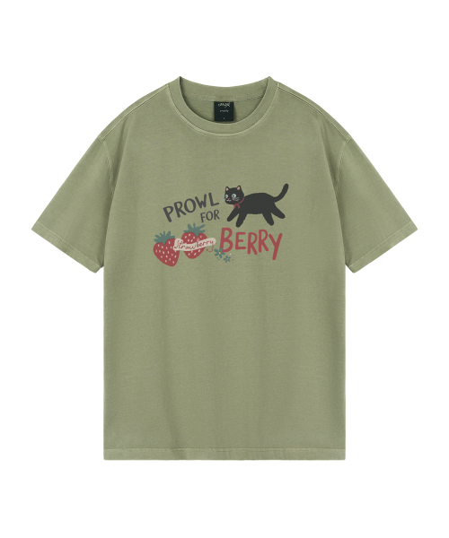 WILDROCK(ワイルドロック)の「プロウルフォーベリー ピグメントオーバーサイズ半袖Tシャツ(クロップ含む)(Tシャツ/カットソー・レディース・カーキ/ホワイト/ブラック/ライトグレー/チャコール/ベビーピンク/ブルー/ライトパープル・FREE/X-SMALL/SMALL/MEDIUM/LARGE)」の12枚目の写真